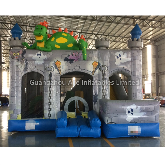 Outdoor Kids Dinosaur Combo Inflatable Bouncy Castle with Slide 1