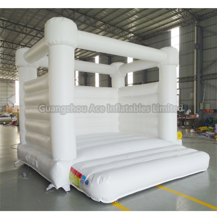 Casa de rebote inflable para bodas, color blanco, 13 pies, grado comercial para adultos y niños 1