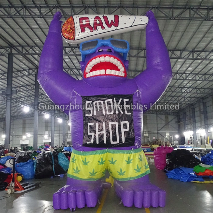 Customizable Giant Inflatable Gorilla Model balloon: Outdoor Tobacco Advertisement 1
