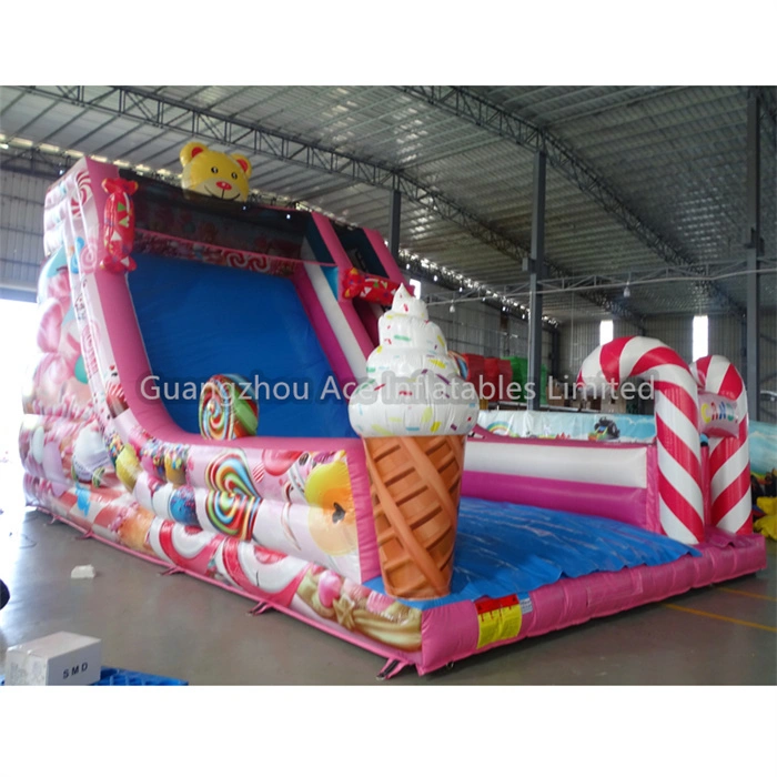 Tobogán inflable gigante para niños - Gorila comercial para exteriores a la venta 1