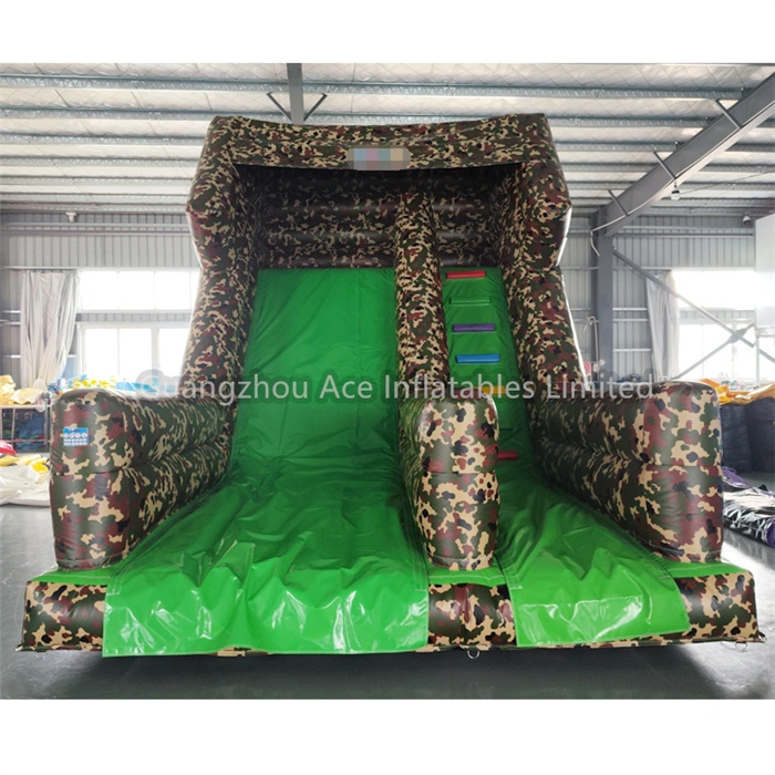 Kids' Outdoor Camouflage Inflatable Dry Slide - Fun for Outdoor Play 1
