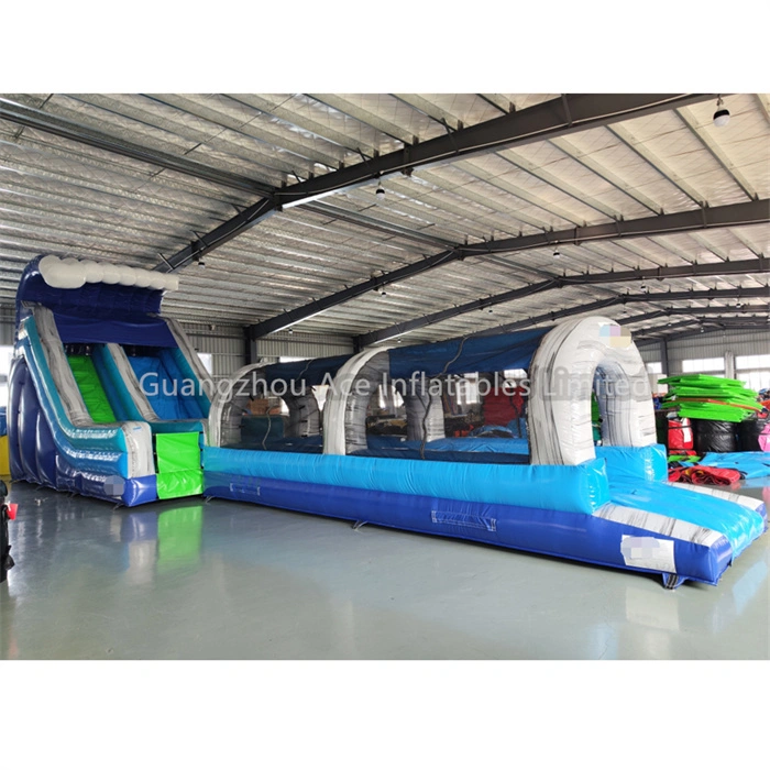 Tobogán acuático inflable gigante Sea Wave para niños - Grado comercial 1