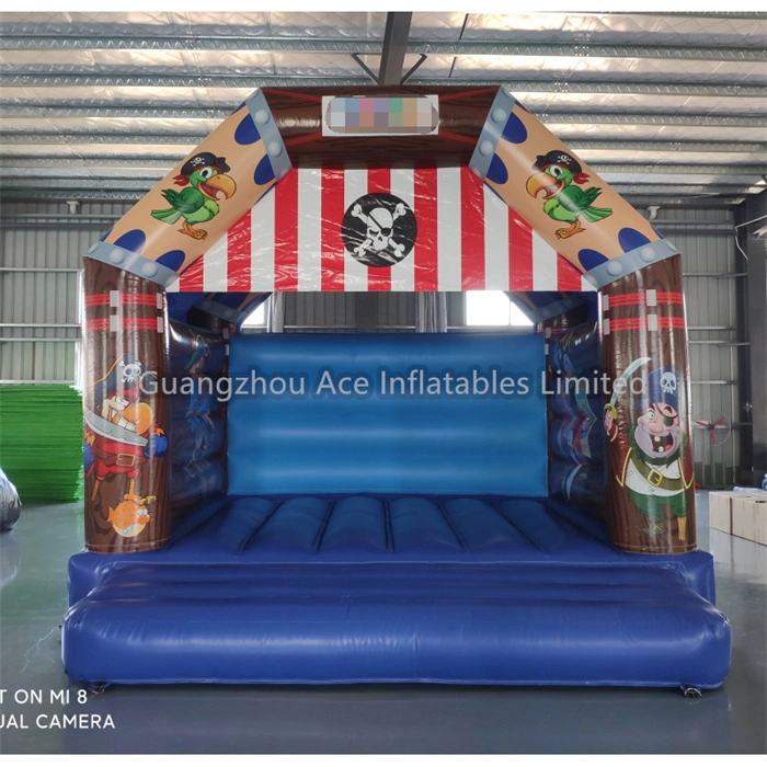 Casa de rebote inflable para niños piratas: diversión comercial al aire libre 1