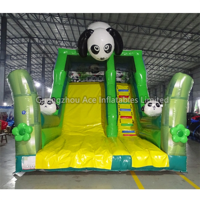 Nuevo tobogán seco inflable Panda de 19 pies H - ¡Venta directa de fábrica! 1
