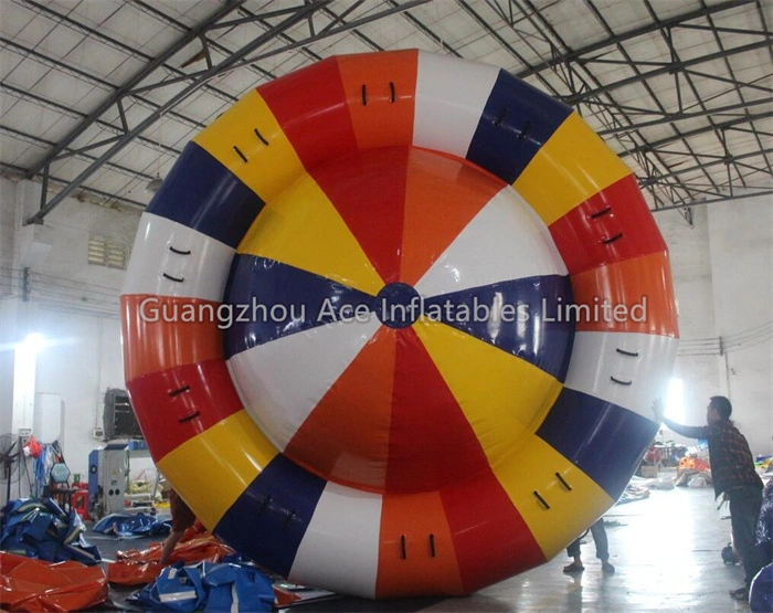 Inflatable Flying UFO Disco Boat Spinning Water Tube Set 1
