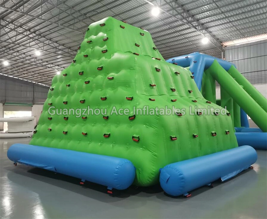 Inflatable Iceberg Water Rock Climbing wall for Kids and Adults - Ocean Floating Game 1