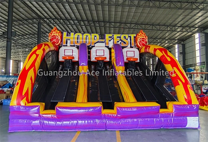 Popular Portable Inflatable Basketball Game For Kids 1