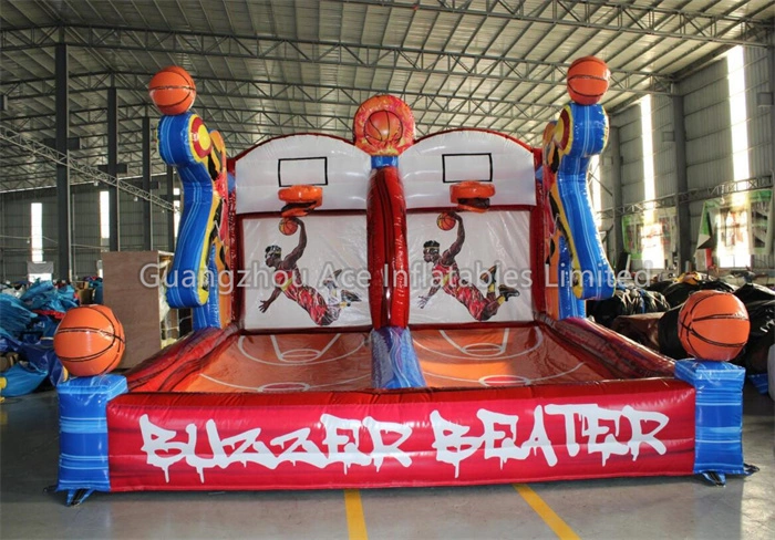 Inflatable Shooting Stars Basketball Shootout Game - Fun Carnival Game for Interactive Sports 1