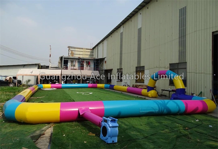 Indoor Outdoor Commercial Kids Inflatable Bumper Car Race Track 1