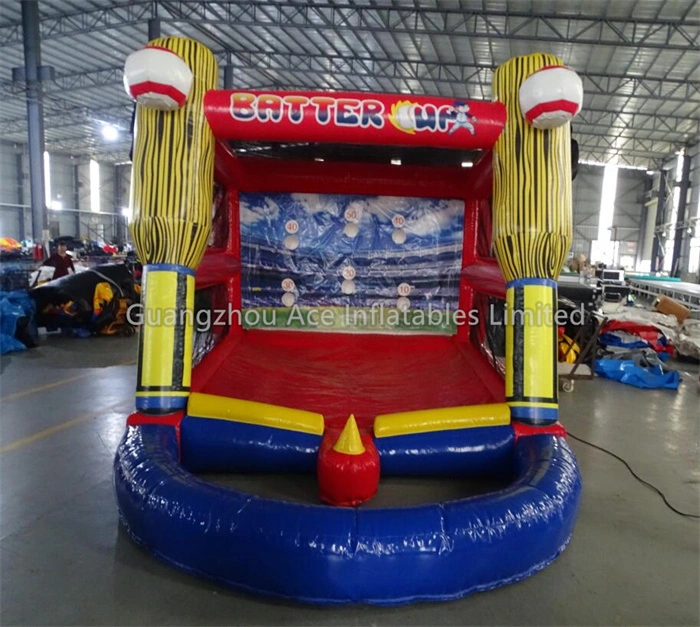 Juego inflable de bateador de Teeball: divertido juego de bateo de béisbol de carnaval a la venta 1