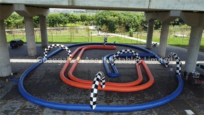 Large PVC Inflatable Go Kart Race Track for Ultimate Racing Thrills 1