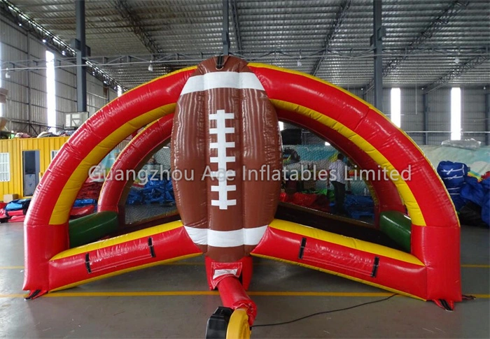 Inflatable Rugby Ball Shooting Game - Outdoor Commercial Carnival Sport 1