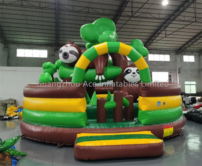 Inflatable Sloth Animal Bouncer - Fun Cartoon Bounce House for Kids 1