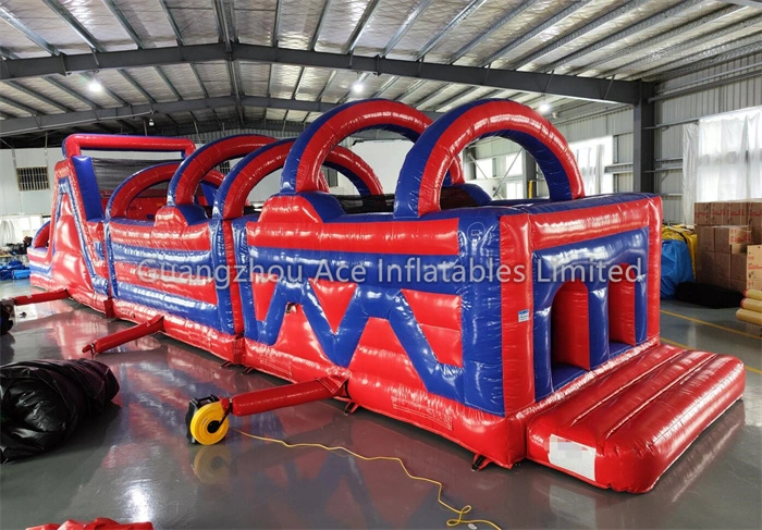 Parcours d'obstacles gonflable Fun Run de 70 pieds - Parfait pour les enfants et les adultes 1