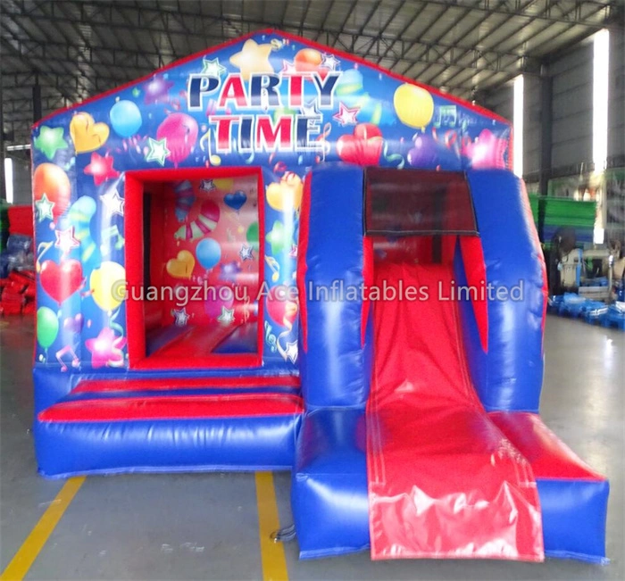 Party Time Inflatable Combo: Bounce, Slide, & Jump! 1