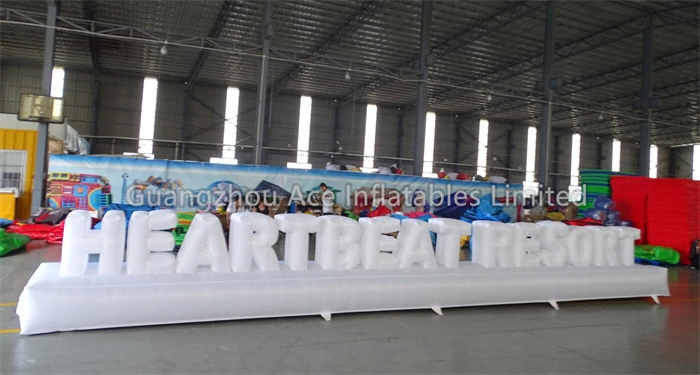 Ballons géants à lettres lumineuses à LED pour la publicité d'événements 1