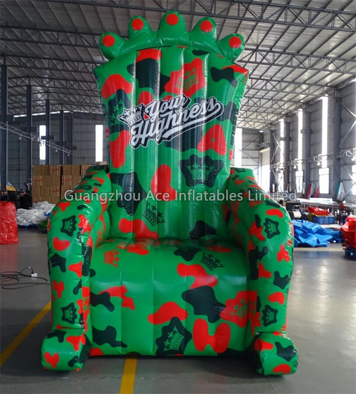 Camouflage Inflatable Full Printing Chair for Promotional Advertising 1