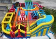 OEM Bounce House Inflatable Water Slide Ace Plato 0.55mm Pvc Tarpaulin 2