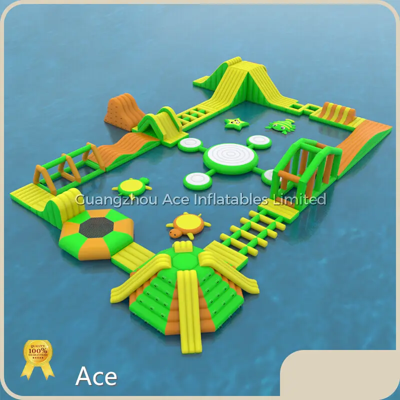 Inflatable Water Park on Water 0.6mm Or 0.9mm Pvc Tarpaulin by Ace 1