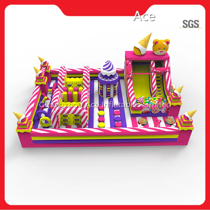 Indoor Inflatable Park Plato 0.55mm Pvc Tarpaulin by Ace 1