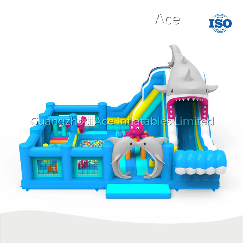 Custom Jumping Castle 10*7.5*6.2M/ 33*24 6*20.3FT - - Ace 1