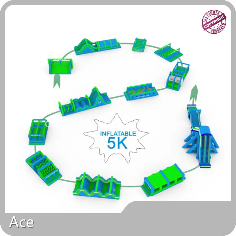 Inflatable Obstacle Course in Water Inflatable Obstacle Course by Ace 1