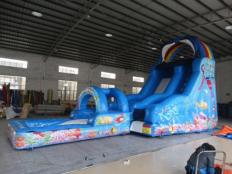 20ft Mermaid Water Slide With Pool 1