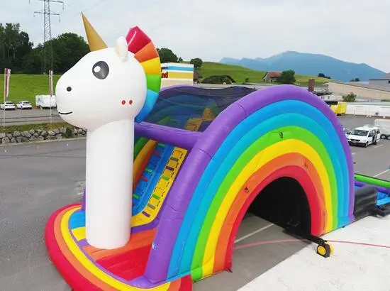 Unicorn Inflatable Slide 1