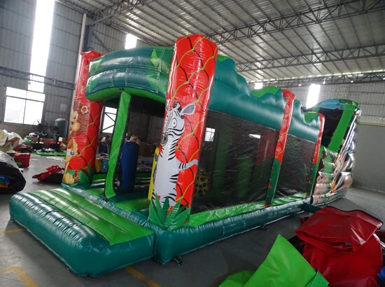15m Jungle Inflatable Obstacle Course for Sale 1