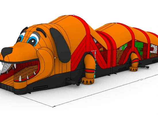 Dog Bouncy Obstacle Course 1