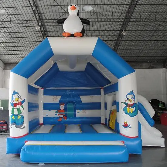 Antarctica Bouncy Castle with Slide 1