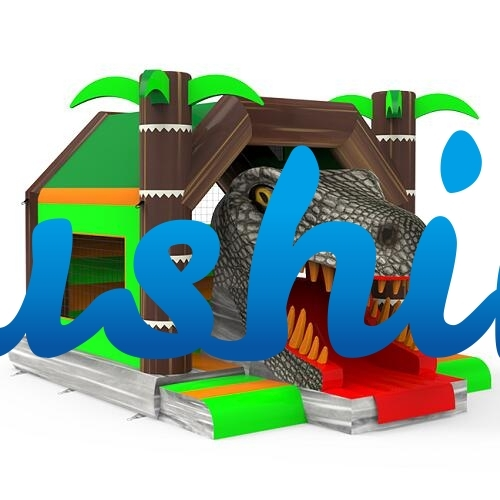 Dinosaur Bouncy Castle with Slide 1