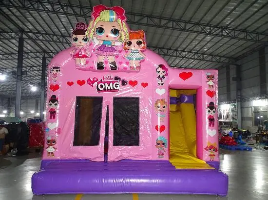 16x16ft LOL Dolls Bouncy Castle with Slide 1