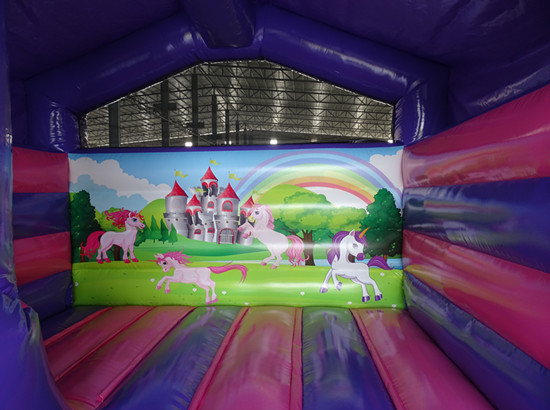 Unicorn Bouncy Castle with Slide 4