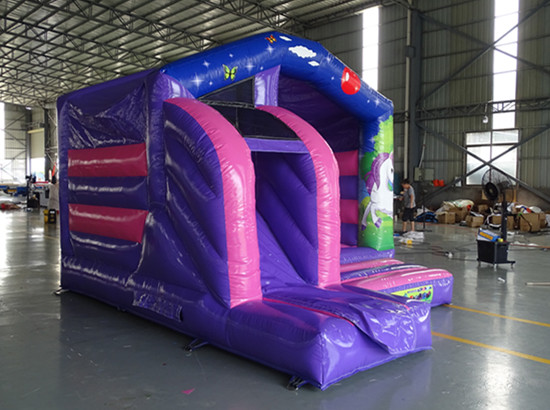 Unicorn Bouncy Castle with Slide 3