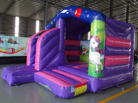 Unicorn Bouncy Castle with Slide 2