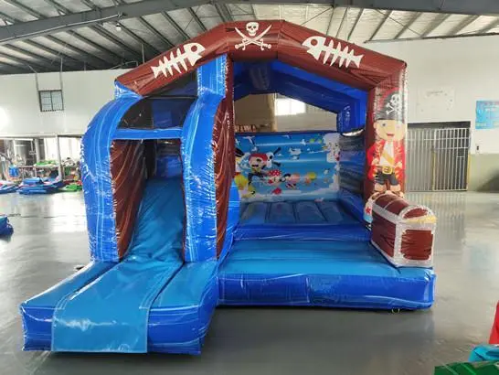 Pirate Bounce House with Slide 1