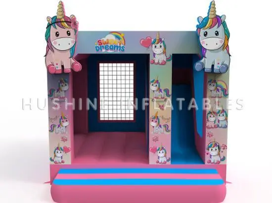 Unicorn Slide Bouncy Castle 1