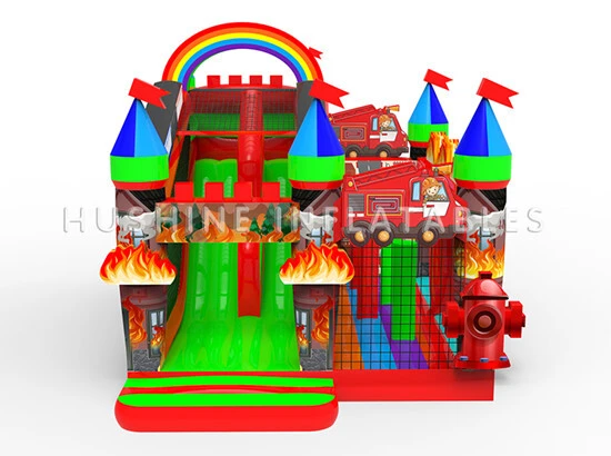 Fire Engine Bounce House 1