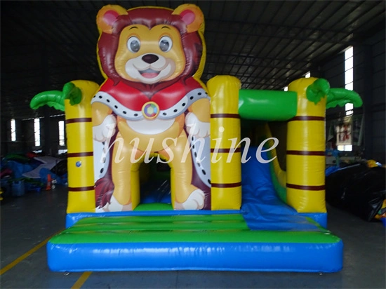 Lion jungle inflatable jumping castle 1