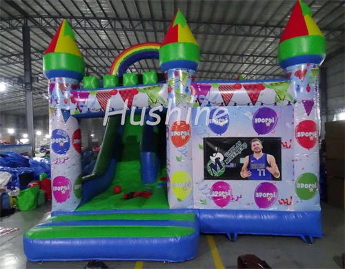 Colorful Balloons Inflatable Bouncy Castle 1