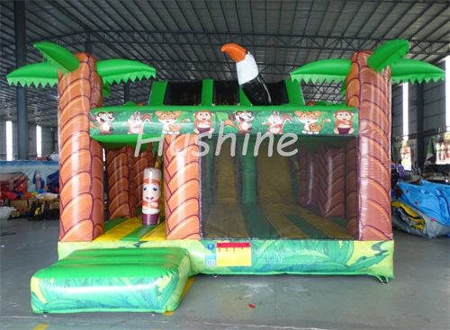 Jungle Animal Theme Inflatable Playground 1