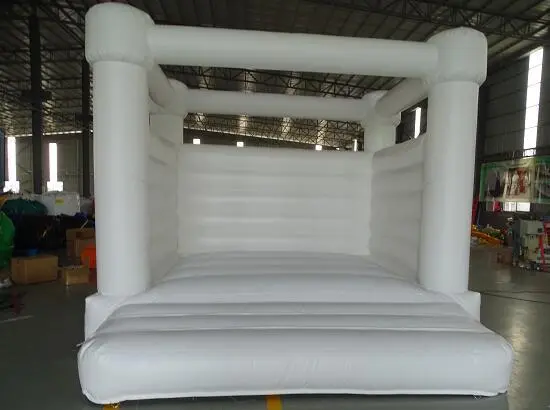 13x13ft White Bounce Castle 1