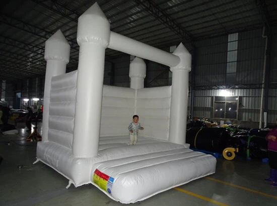 Small Wedding White Pastel Bouncy Castle 1