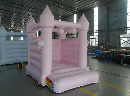 10x8ft Pink Bounce House 1