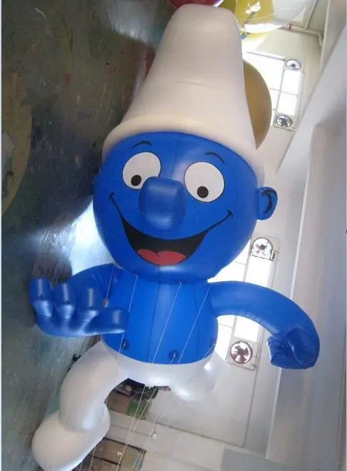 10m Smurf Helium Balloon 1