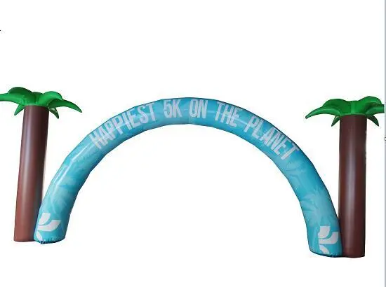 Palm Trees Inflatable Race Arch for Sale 1
