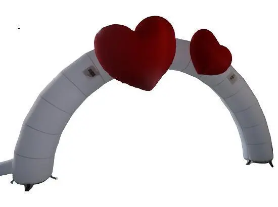 Oxford Cloth Heart Inflatable Arch 1