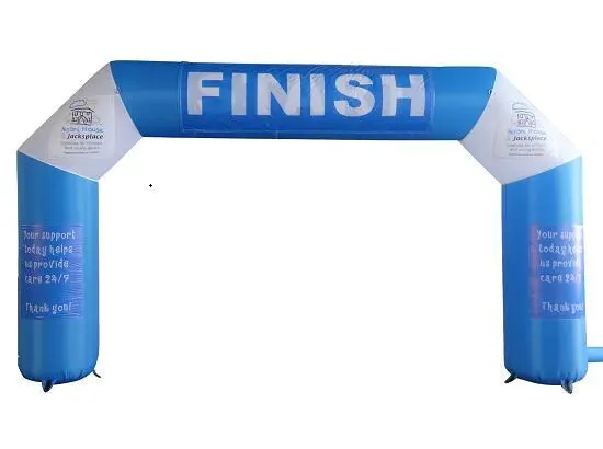 Inflatable Finish Arch with Removable Banners 1