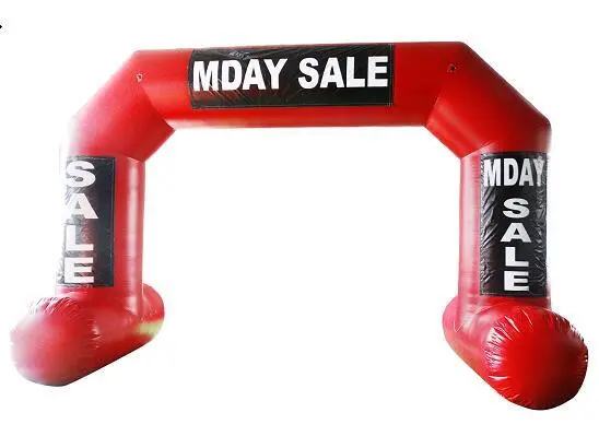 Inflatable Promotional Arch with Support 1